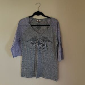 Harley 3/4 sleeved tee